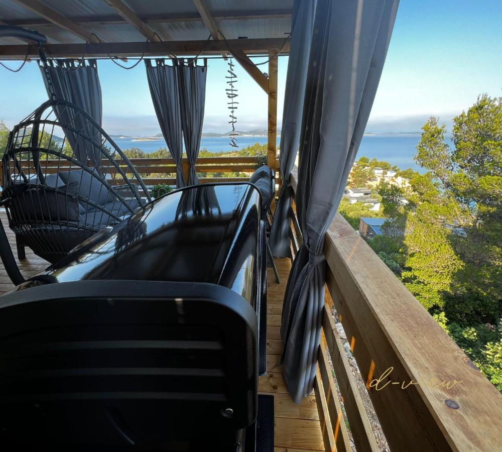 D-View Premium Mobile Home - Panoramic Seaview - 150 M From Beach, Free Parking Drage Kültér fotó
